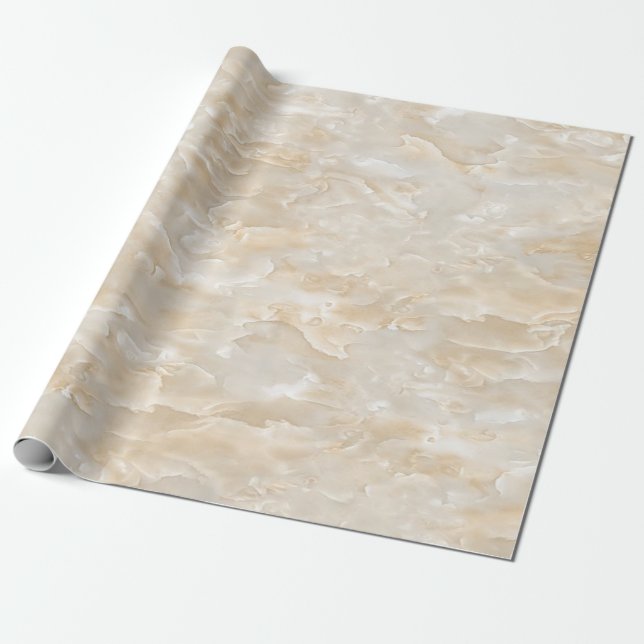 Trendig Marble Stone Struktur Presentpapper (Utrullad)