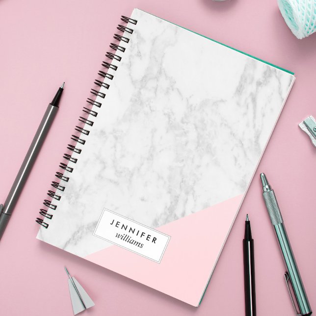 Trendig Marble Struktur Anteckningsbok (Skapare uppladdad)