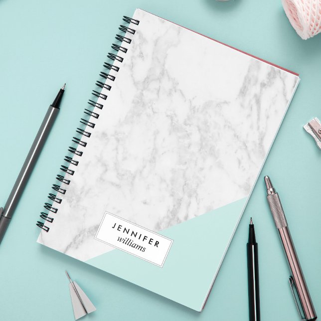 Trendig Marble Struktur Anteckningsbok (Skapare uppladdad)