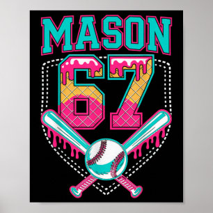 Trendig Mason 67 Minne Glass Drip Bysebyll Födelse Poster