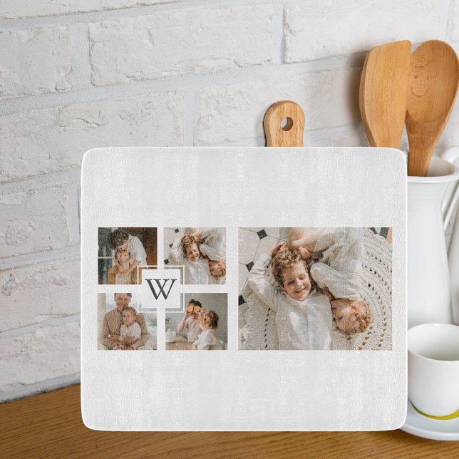 Trendig Minimalist Collage Far Photo Pappa Gift (Skapare uppladdad)