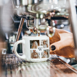 Trendig Minimalist Collage Far Photo Pappa Gift Espressomugg