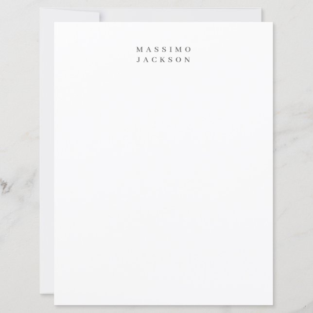 Trendig minimalistisk elegant professionell serif- (Framsida)