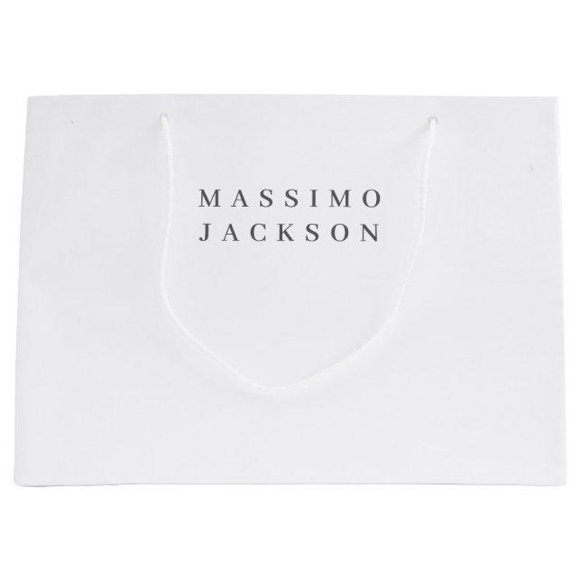 Trendig minimalistisk elegant professionell serif- (Framsidan)