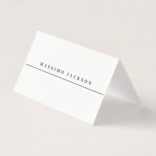 Trendig minimalistisk elegant professionell serif- kort