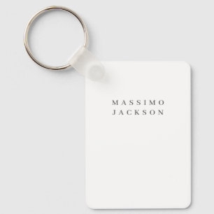 Trendig minimalistisk elegant professionell serif- nyckelring