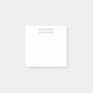 Trendig minimalistisk elegant professionell serif- post-it block