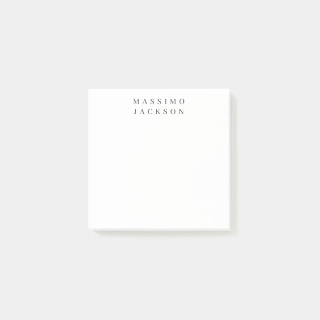 Trendig minimalistisk elegant professionell serif- post-it block (Framsida)