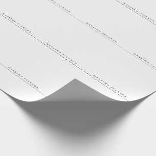 Trendig minimalistisk elegant professionell serif- presentpapper