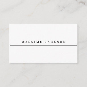 Trendig minimalistisk elegant professionell serif- tilläggskort