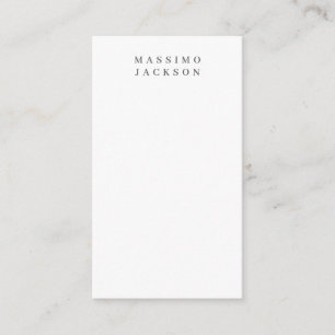 Trendig minimalistisk elegant professionell serif- tilläggskort