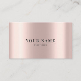 Trendig minimalistiska Ro Guld Eyelash Lash Lash Visitkort