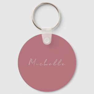 Trendig - minimalistiskt, modern handskriven Ro Gu Nyckelring