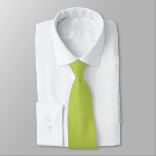 Trendig Mjuk Chartreuse Halsduk Slips