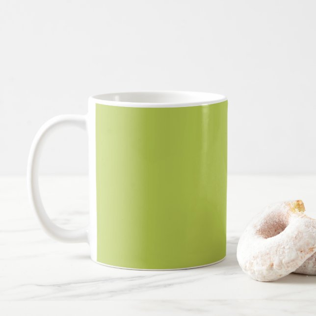 Trendig Mjuk Chartreuse Kaffe Mugg (Med munk)
