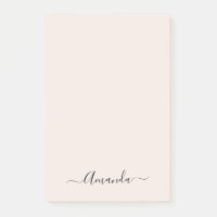 Trendig Mjuk Rosa - minimalistanteckningar efter I