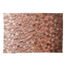 Trendig Mocha Mousse 3D Cube Kitchen Towel