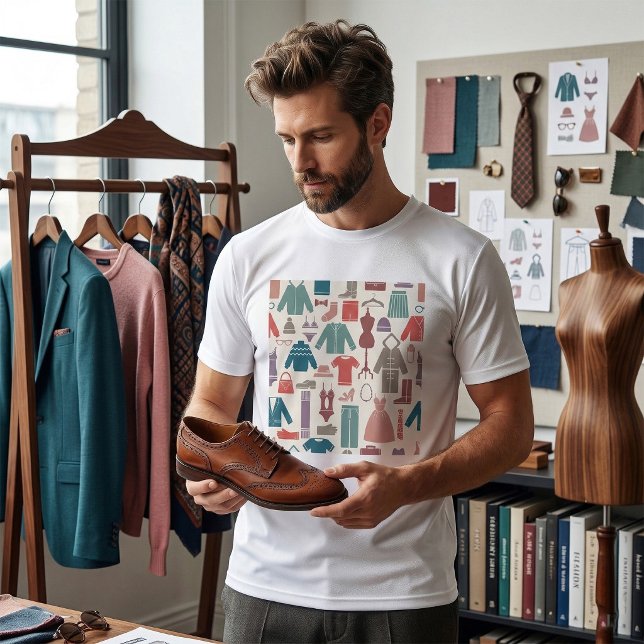 Trendig mode Mönster Stilfull klänning Grafisk T Shirt (Skapare uppladdad)