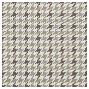 Trendig mode neutralt Houndstooth plaid mönster Tyg