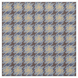 Trendig mode neutralt Houndstooth plaid mönster Tyg
