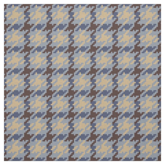 Trendig mode neutralt Houndstooth plaid mönster Tyg (Provkarta)