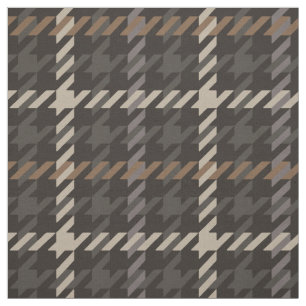 Trendig mode neutralt Houndstooth plaid mönster Tyg