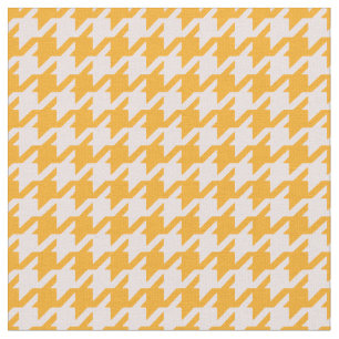 Trendig mode orange rosa Houndstooth mönster Tyg