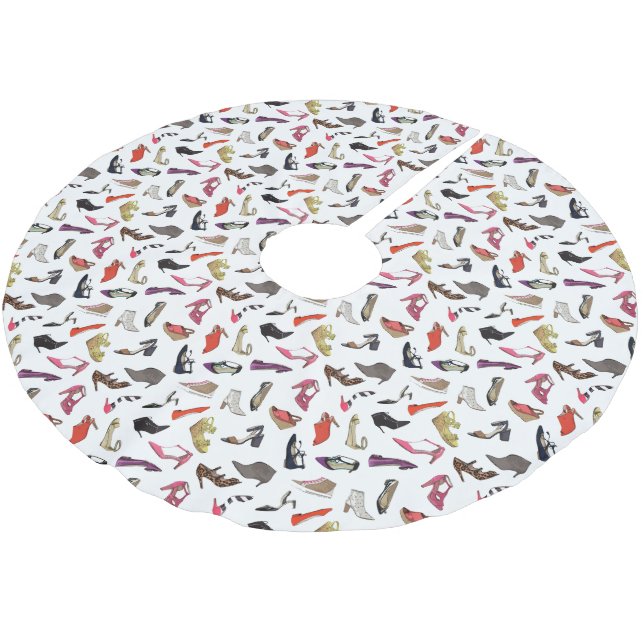 Trendig mode skirt Julgran Julgransmatta Borstad Polyester (Vinklad)