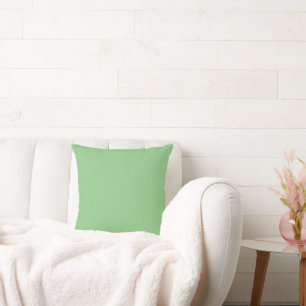 Trendig Modern Elegant Solid Sage-Grönt Kudde
