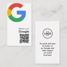 Trendig Modern Google Recensions QR-kod Enclosure- Tilläggskort
