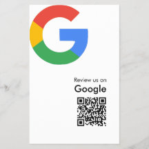 Trendig Modern Google Recensions QR-kod