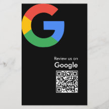 Trendig Modern Google Recensions QR-kod