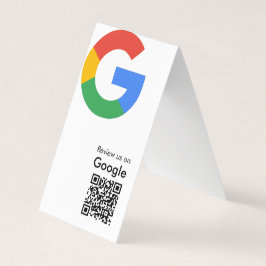 Trendig Modern Google Recensions QR-kod Visitkort