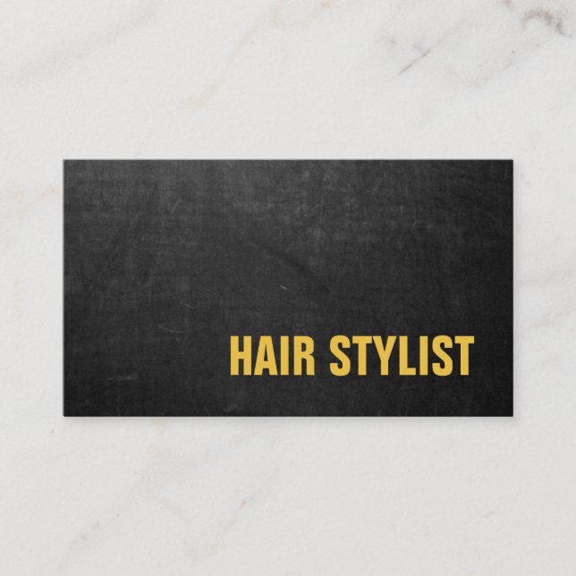 Trendig Modern Hair Stylist-panel Visitkort (Framsida)