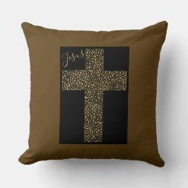 Trendig Modern Jesus Guld Kor Kudde