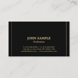 Trendig Modern minimal Professionell Plain Luxe Visitkort