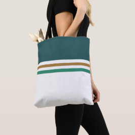 Trendig modern minimalist randig ränder tygkasse