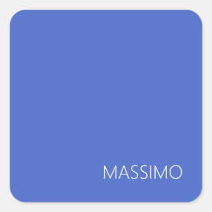 Trendig Modern Minimalistisk Professionell Namn Fyrkantigt Klistermärke