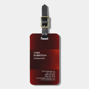 Trendig Modern Mörk Red Bagagebricka