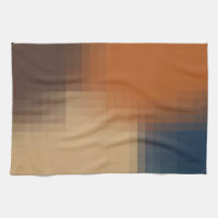 Trendig Modern Orange Blue Gult Beige Mönster