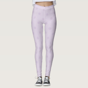 Trendig Modern Orchid Polka Dot Leggings