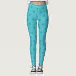Trendig Modern Pastel Blue Polka Dot Leggings<br><div class="desc">Trendiget Modern Pastel Blue Polka Dot Leggings ingår i vår samling av balkar från Vår 2022, som är designade att inspirera och åberopa naturen för att skapa en bedövande bana leta efter alla budgetar.</div>
