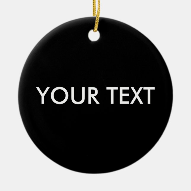 Trendig Modern Professionell Anpassningsbar Brand  Julgransprydnad Keramik (Framsidan)