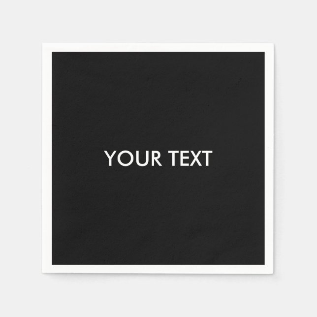Trendig Modern Professionell Anpassningsbar Brand  Pappersservett (Framsidan)