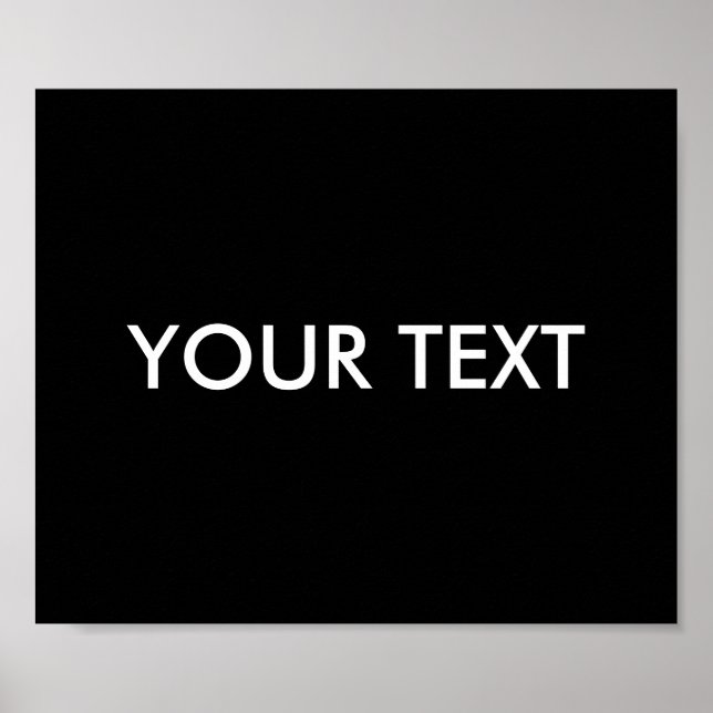 Trendig Modern Professionell Anpassningsbar Brand  Poster (Framsidan)