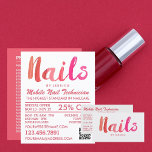 Trendig Modern Rosa Nail Technician, Nail Salon Reklamblad<br><div class="desc">Trendig Modern Rosa Nail Technician,  Nail Salon Reklam Flyers av Affärskortet Store.</div>
