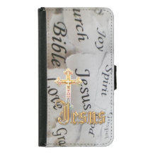 Trendig monokrom bibel Pastellkors Jesus