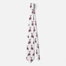 Trendig mönster brun och vit Pit Bull-hund