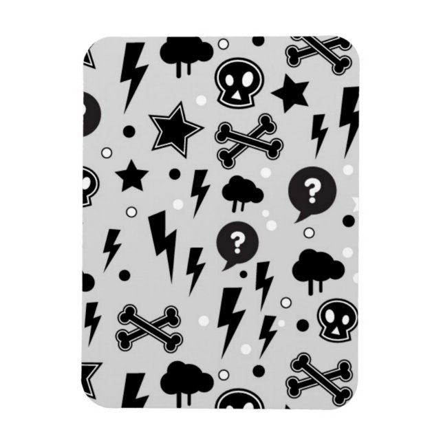 Trendig mönster magnet (Vertikal)