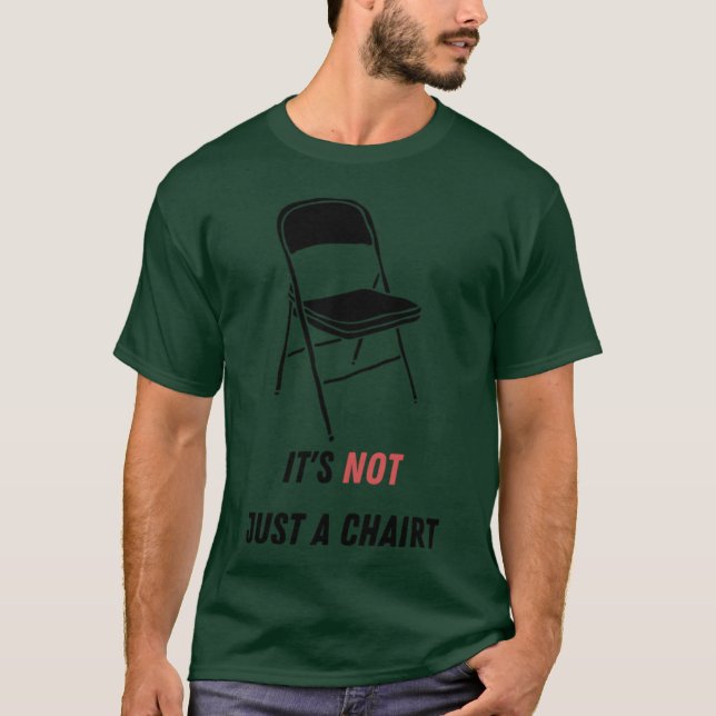 Trendig Montgomery Folding Chair Översized T Shirt (Framsida)